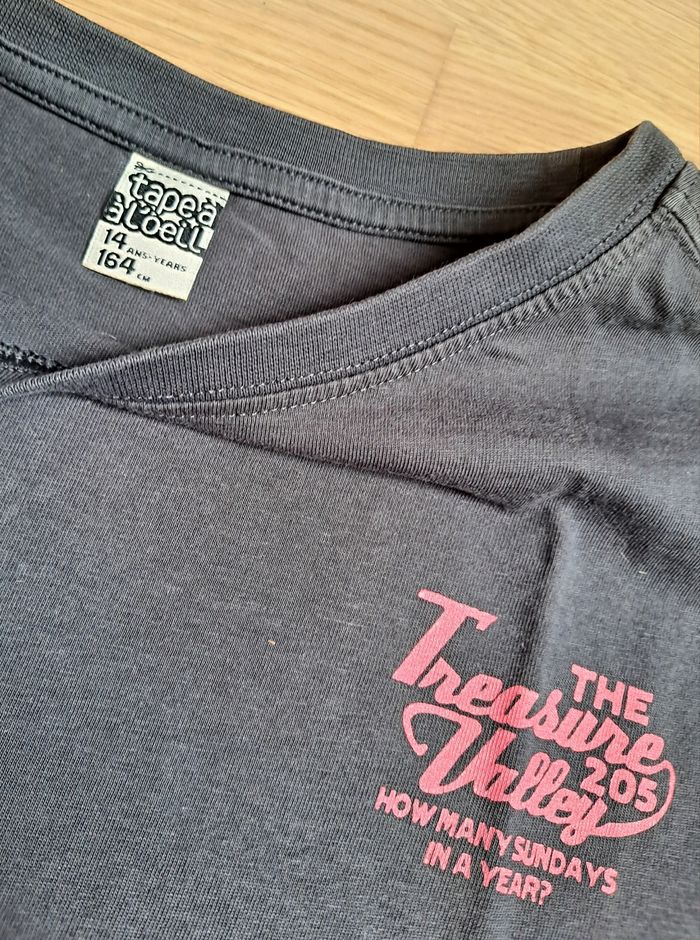 Lot de 2 tshirts manches longues 14ans dont 1 col roulé kiabi tape à l'oeil - photo numéro 4