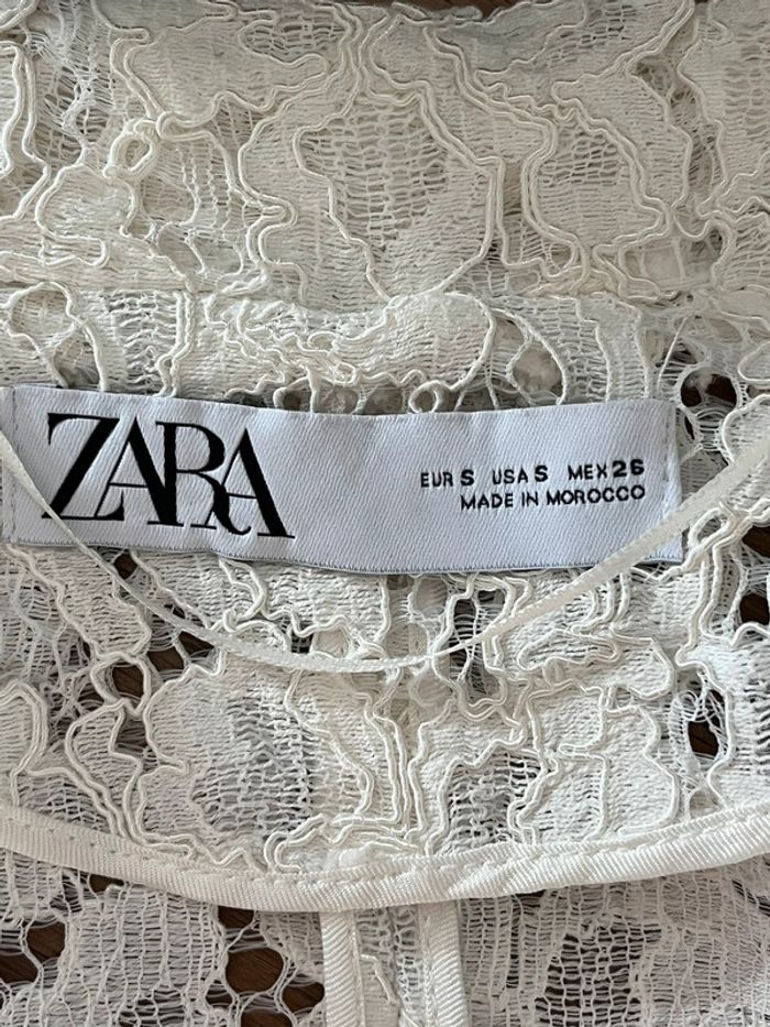 Blazer blanc/crème Zara - photo numéro 6