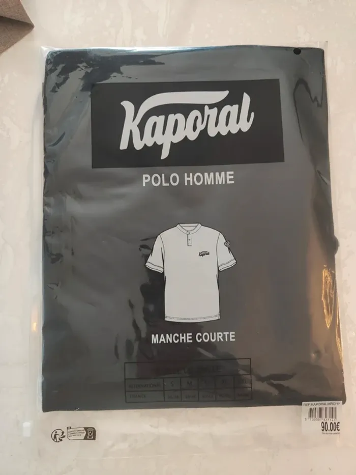 Polo homme Kaporal noir XL - photo numéro 2