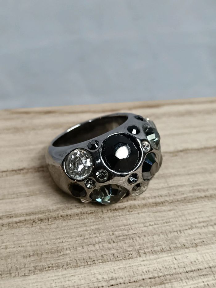 Bague argenté et strass | Agatha Paris | t. 55 - photo numéro 5