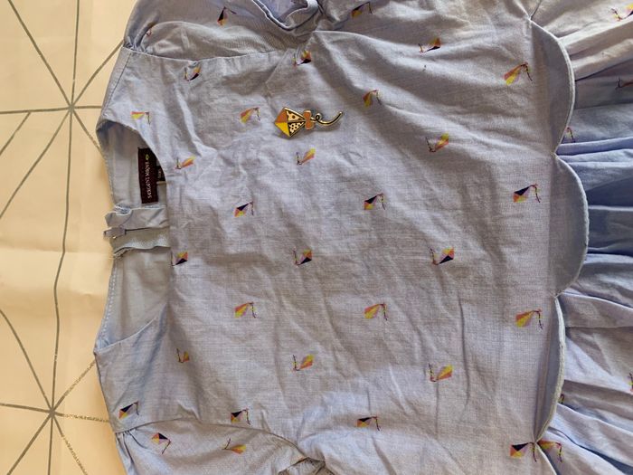 Jolie robe bleu Sergent Major 4 ans - photo numéro 2