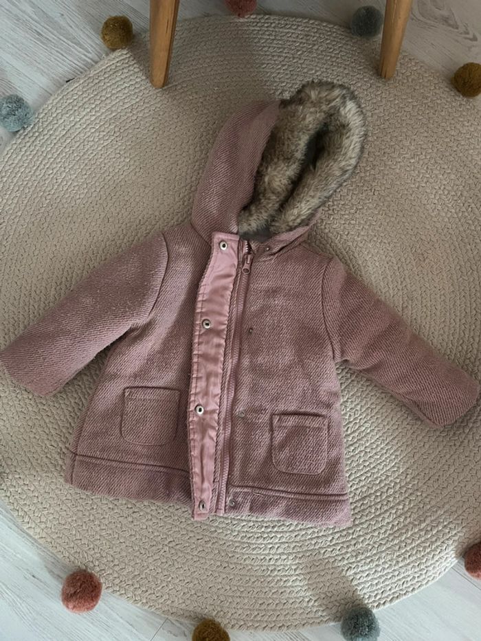 Manteau doublé rose - photo numéro 2