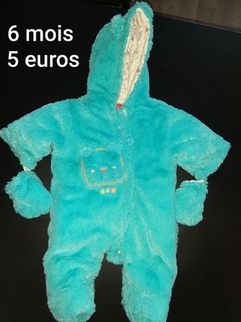 combinaison tres chaude 6 mois