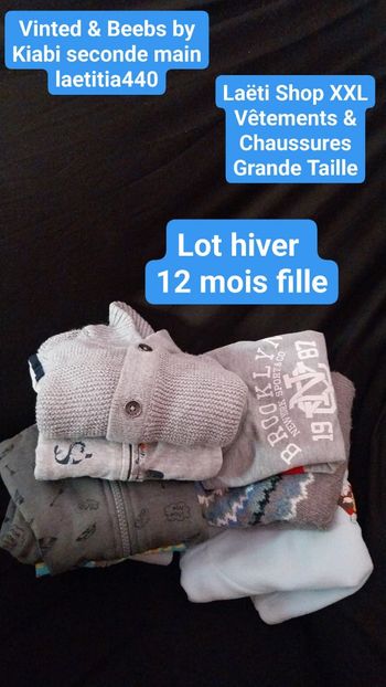 Lot Pulls/Gilets 12 mois garçon