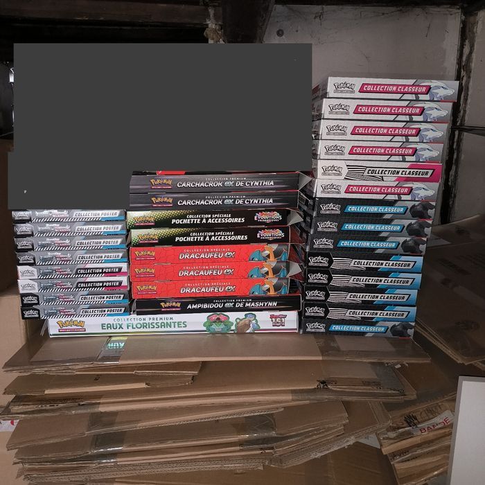 Lot de 43 Coffrets Pokémon Vide Ouvert Série 151 / Noir & Blanc 10.5 / Prismatiques / Ev 10 / ME01 - photo numéro 2