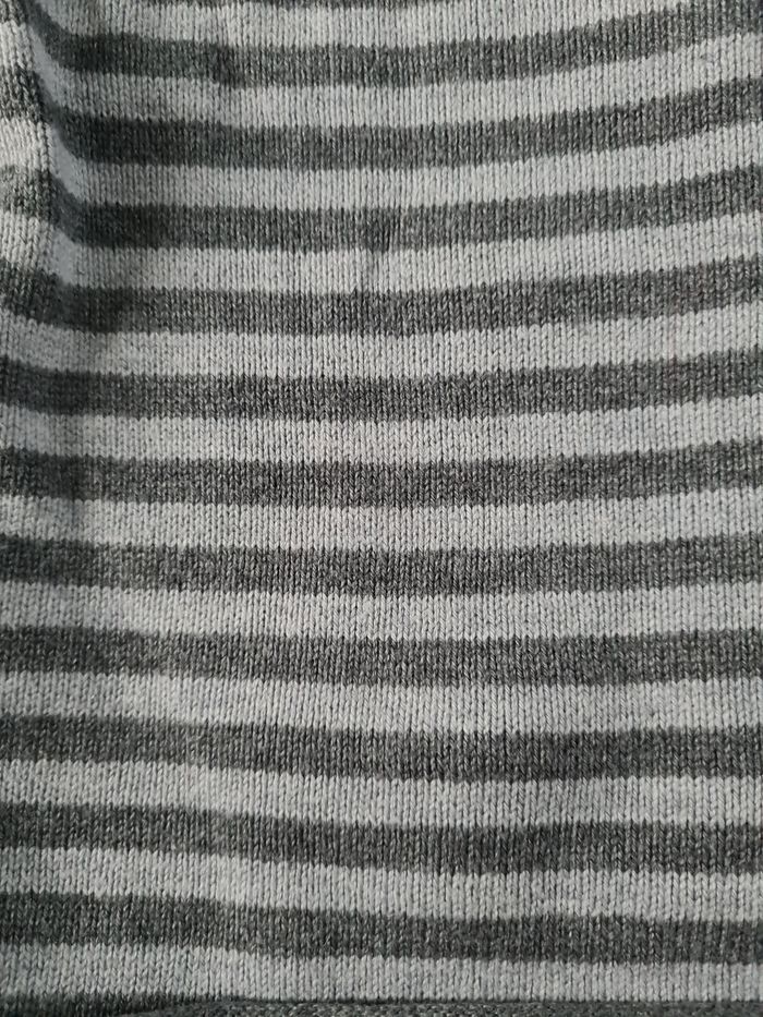 Gilet rayé gris - 24 mois - photo numéro 8