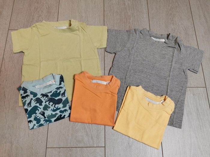 Lot de 5 tee shirt manches courtes