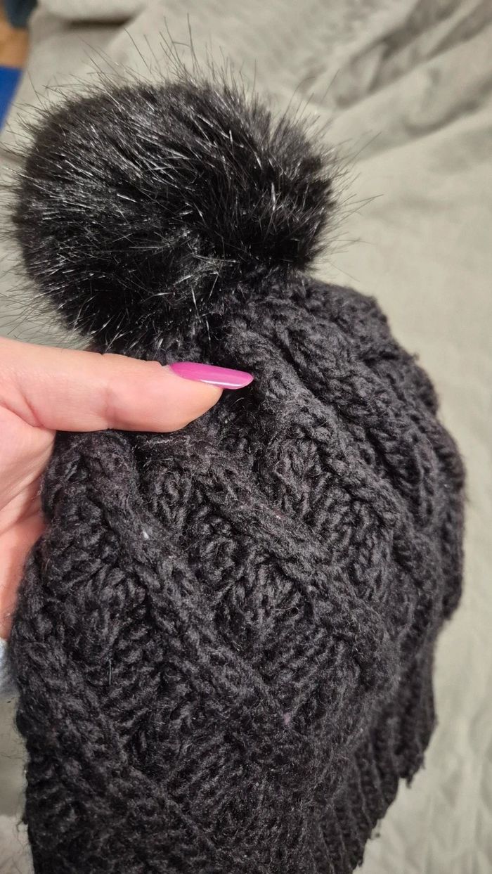Bonnet à pompon h&m - photo numéro 2