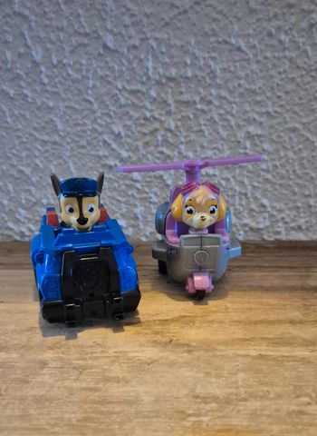 Voitures Pat Patrouille Chase et Stella