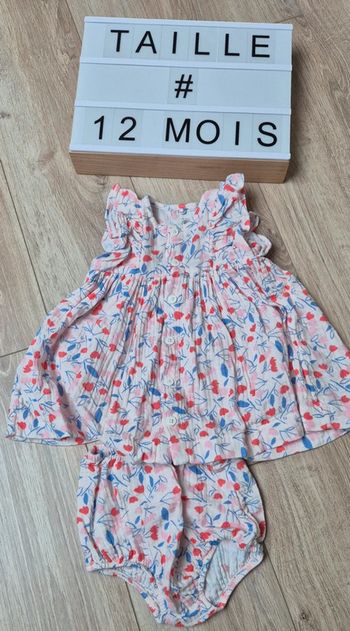 Robe sans manches Petit Bateau 12 mois