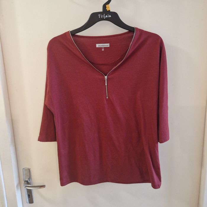 M tee-shirt bordeaux