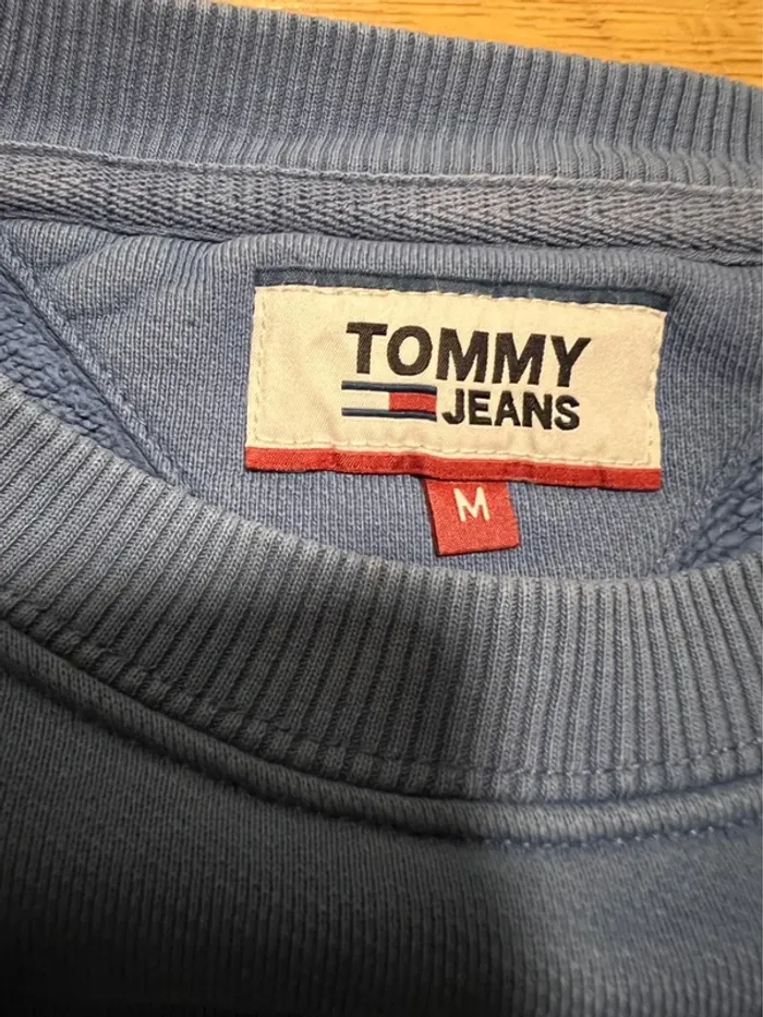 Pull tommy Hilfiger bleu taille M - photo numéro 4