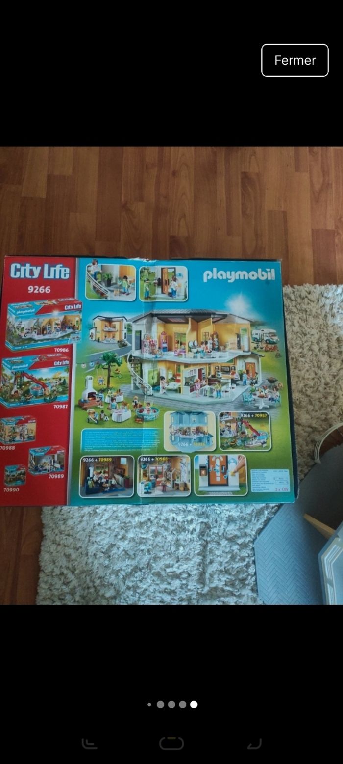 Maison moderne playmobil  9266 - photo numéro 10