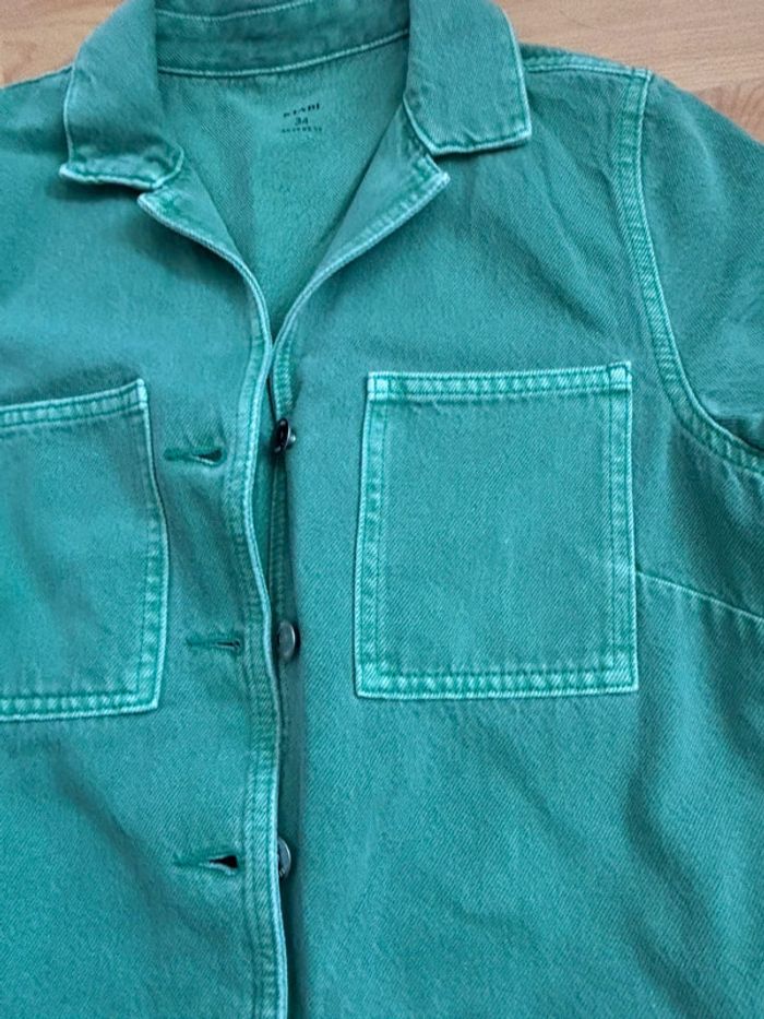 Combi short en jean - photo numéro 2