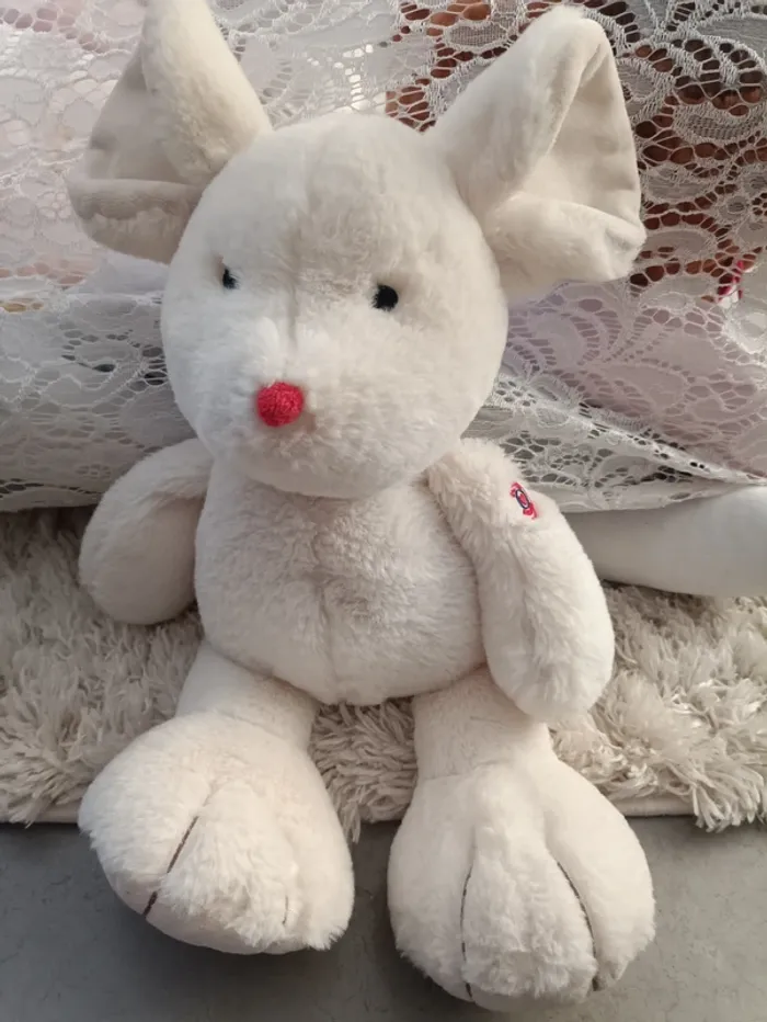 Peluche lapin Rouge Kaloo