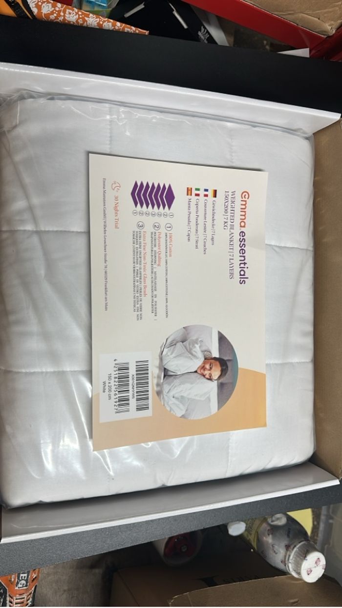 Couverture Emma  150/200 lestée 7kg neuf - photo numéro 6