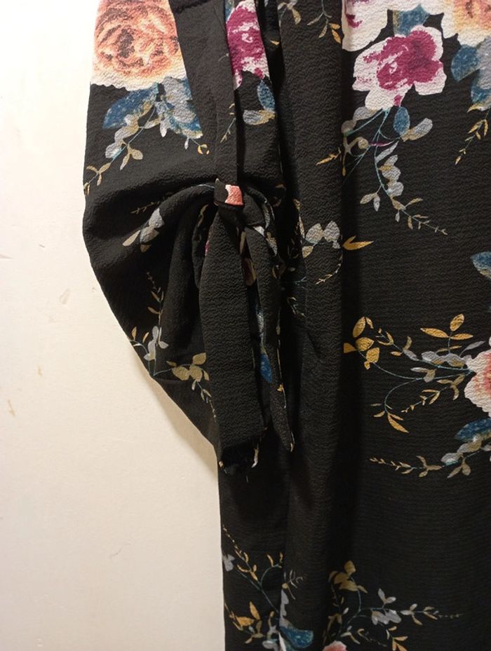 Robe fleurie longueur genoux - photo numéro 3