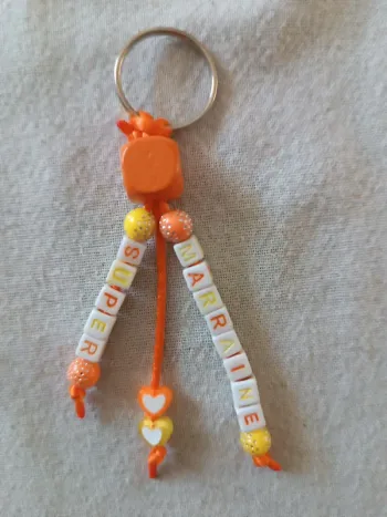 Porte clé pour marraine