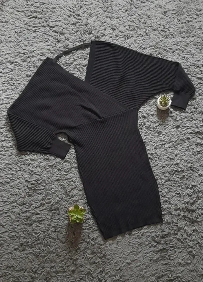 Robe pull cœur croisé La City