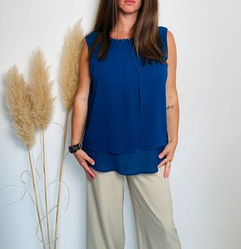 🌺Blouse Kiabi - bleu électrique 🌺