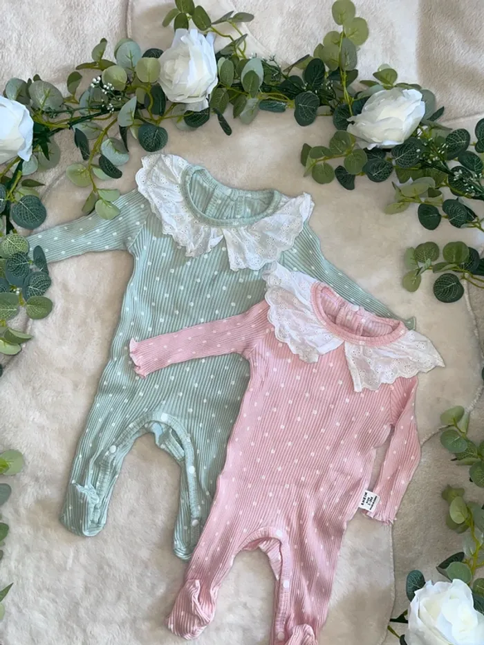 Lot 2 pyjamas fins 1/3mois SHEIN
