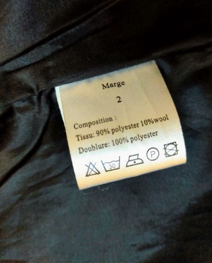 Manteau/caban hiver femme noir et blanc taille 38 marque  DPM by Depech Mod - photo numéro 8