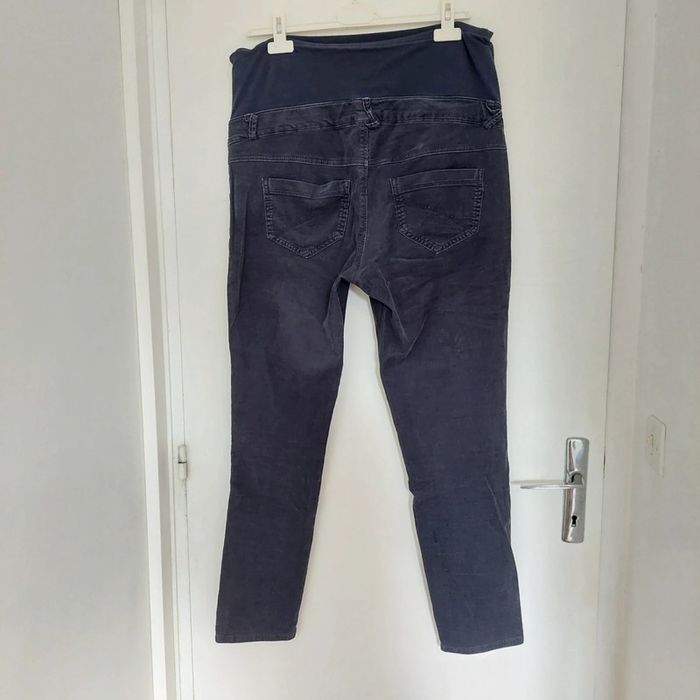 Pantalon de grossesse en velours - photo numéro 2