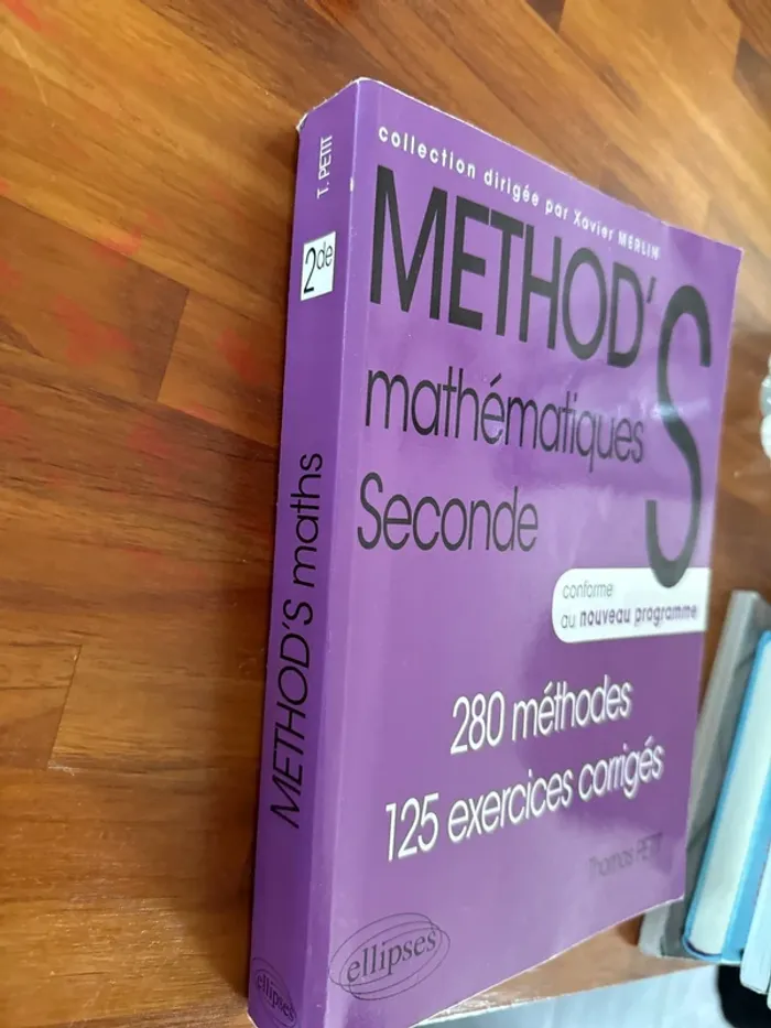 Livre, méthod’s mathématiques, seconde - photo numéro 2