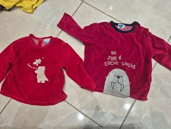 Lot de 2 haut pyjama