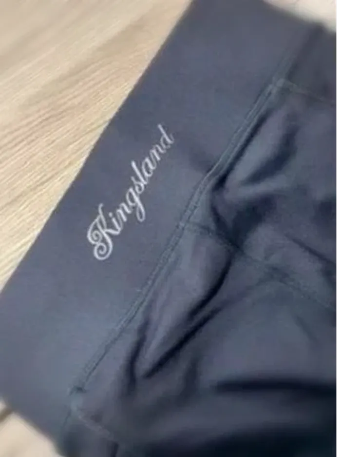 Legging Équitation Kingsland Bleu – Taille S – Très Bon État Grip - photo numéro 5