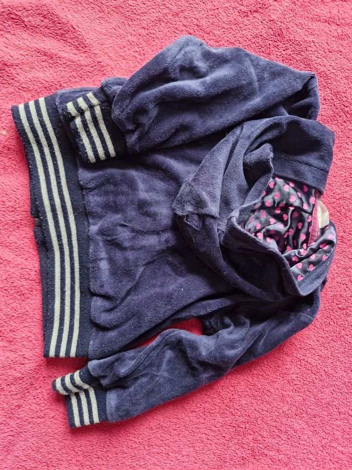 Magnifique veste velours coeurs et noeuds - photo numéro 9