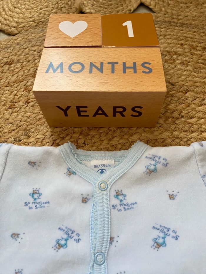 Pyjama Petit Bateau 1 mois - photo numéro 5
