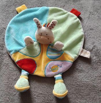 Doudou rond plat zebre - Baby Nat