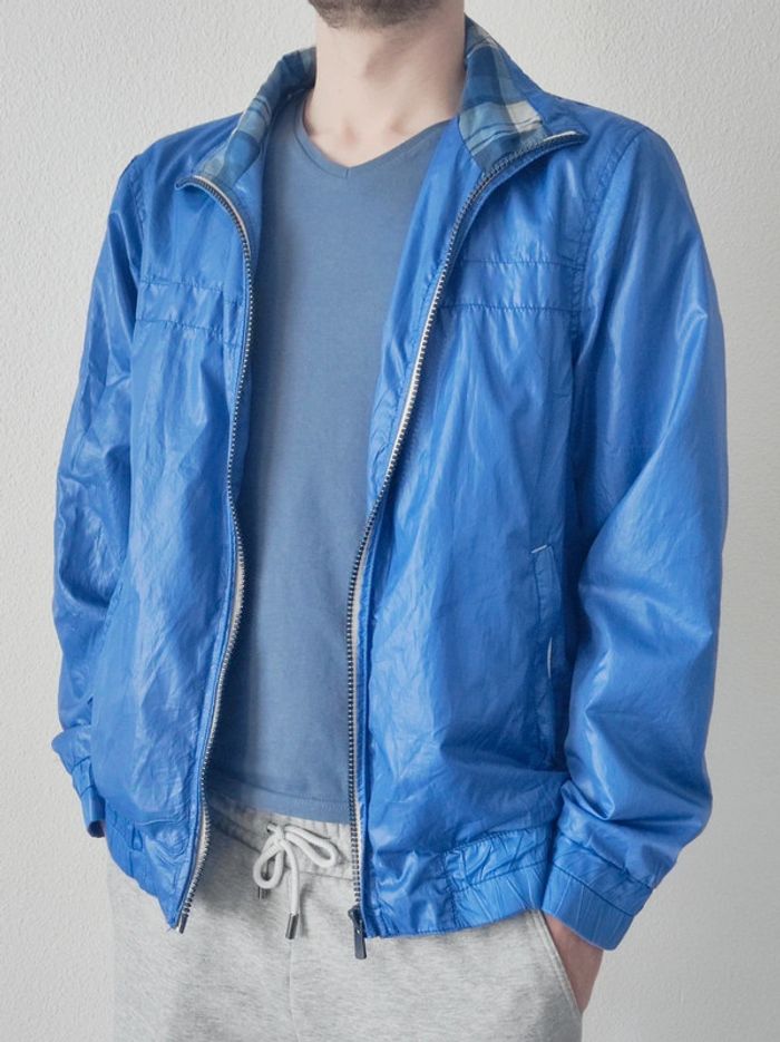 Veste bombers premium bleu / Jack & Jones - 38/M - photo numéro 2