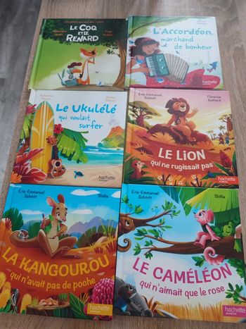 Neuf lots 6 petits livres enfants lecture du soir