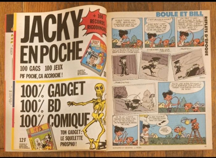 Ancien magazine Pif numéro spécial Unicef N°1077 1990 vintage - photo numéro 8