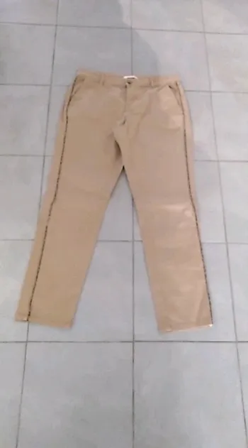 Pantalon beige Camaïeu taille 40