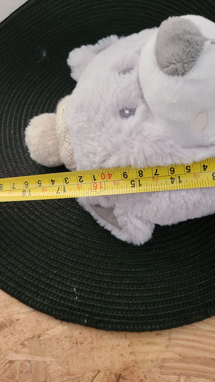 Peluche Doudou Range Pyjama Ourson Ours Etam Gris - photo numéro 3