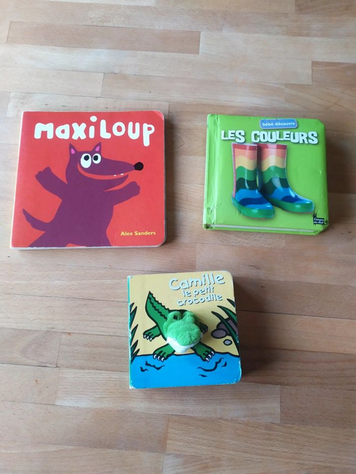 Lot de 3 livres bébé