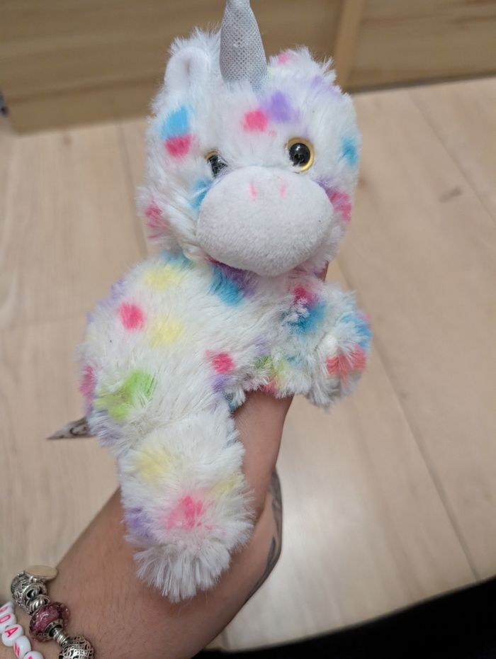 Bracelet poignet licorne blanche a poids colorés - photo numéro 8