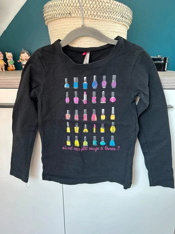 Haut noir - Orchestra - 6 ans (116 cm )