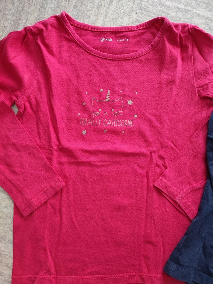 Lot de 2 pulls fille 5 ans - photo numéro 3