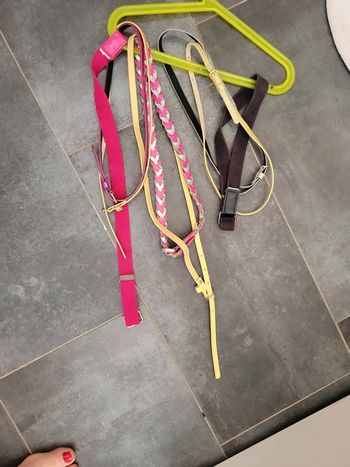 Lot 8 ceinture pour petite fille de 4 à 10 ans