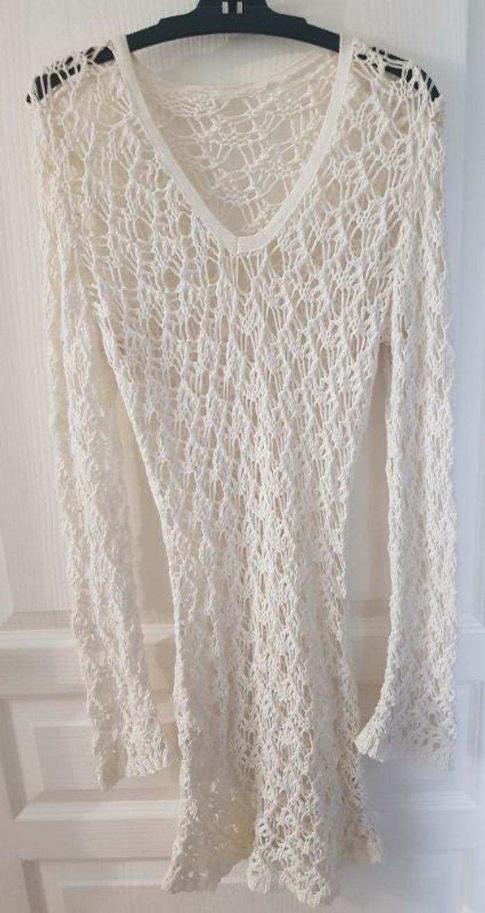 Robe de plage en maille