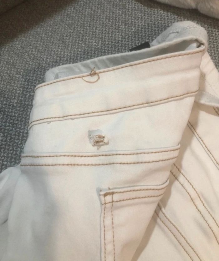 Jean blanc maternité taille 38 SHEIN - photo numéro 2