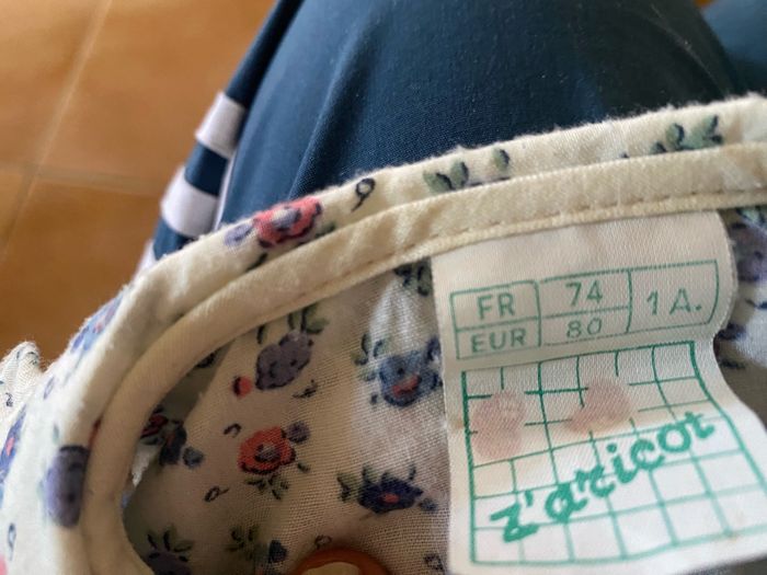 Chemisier fille Abricot 1 an très bon état - photo numéro 3