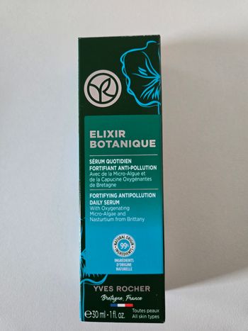 Elixir botanique sérum quotidien antipollution