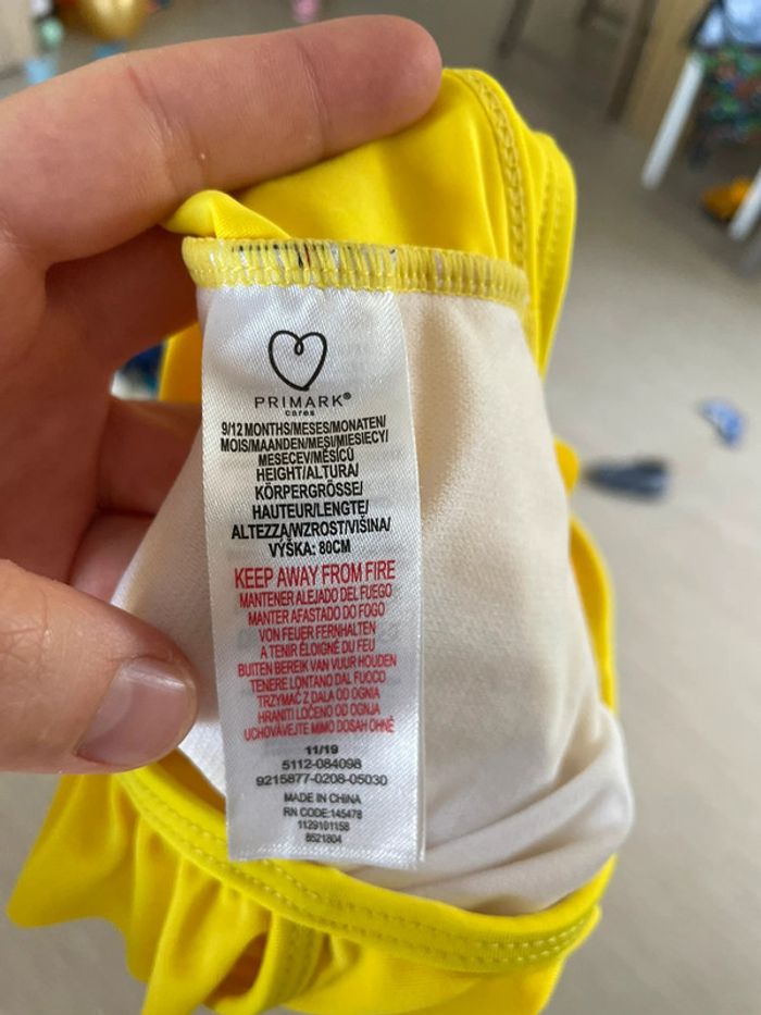 Maillot bain bébé fille arc en ciel - photo numéro 2