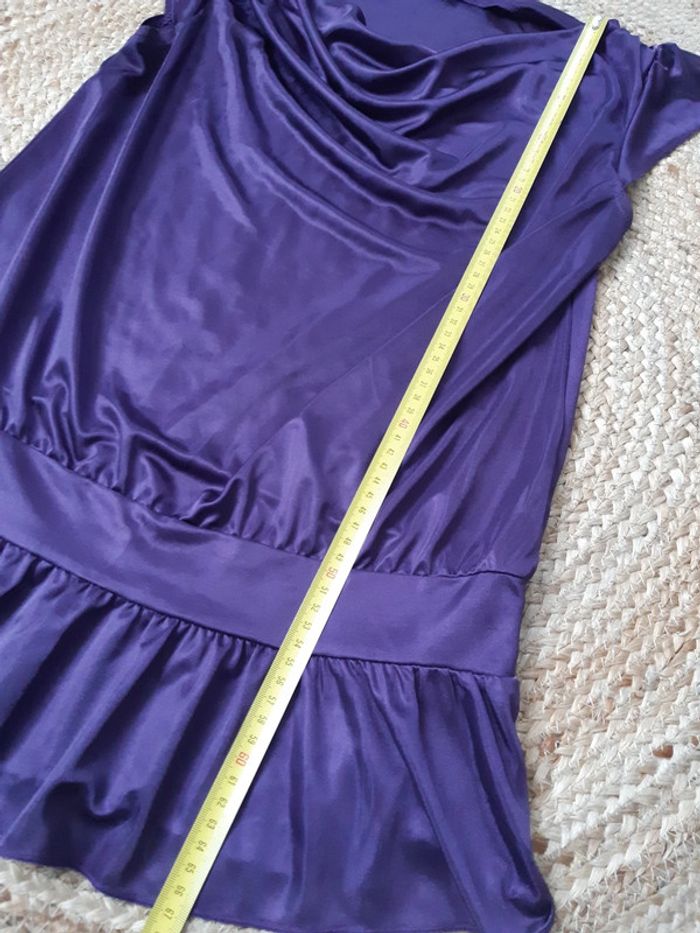 Haut manches courtes violet T38/40 - photo numéro 8