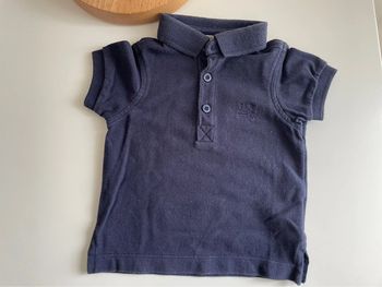 Polo bébé marine